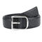 Gucci Micro GG Black Calf Leather Silver Buckle Belt Size 95/38 - Image 1 of 5