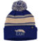 Men's Zephyr Navy BYU Cougars Lincoln Cuffed Pom Knit Hat - Image 2 of 2