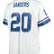 Mitchell & Ness Men's Barry Sanders White Detroit Lions Big & Tall 1996 Retired Player Replica Jersey - Image 4 of 4