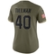 Women's Nike Pat Tillman Olive Arizona Cardinals 2022 Salute To Service Retired Player Limited Jersey - Image 4 of 4