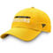 Fanatics Branded Men's Gold Boston Bruins Authentic Pro Rink Adjustable Hat - Image 4 of 4
