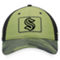 Fanatics Branded Men's Camo/Black Seattle Kraken Military Appreciation Snapback Hat - Image 3 of 4