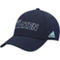 adidas Men's Deep Sea Blue Seattle Kraken Team Bar Flex Hat - Image 1 of 4