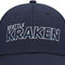 adidas Men's Deep Sea Blue Seattle Kraken Team Bar Flex Hat - Image 3 of 4