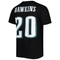 Mitchell & Ness Men's Brian Dawkins Black Philadelphia Eagles Retired Player Logo Name & Number T-Shirt - Image 4 of 4