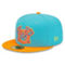 New Era Men's Blue/Orange Atlanta Braves Vice Highlighter 59FIFTY Fitted Hat - Image 4 of 4