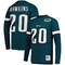 Mitchell & Ness Men's Brian Dawkins Midnight Green Philadelphia Eagles Retired Player Name & Number Long Sleeve Top - Image 1 of 4