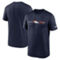 Nike Men's Navy Denver Broncos Horizontal Lockup Legend Performance T-Shirt - Image 1 of 4