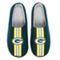 FOCO Men's Green Green Bay Packers Team Stripe Memory Foam Slide Slippers - Image 1 of 4