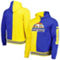 Mitchell & Ness Men's Gold/Royal Denver Nuggets Hardwood Classics Split Pullover Hoodie - Image 1 of 4