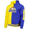 Mitchell & Ness Men's Gold/Royal Denver Nuggets Hardwood Classics Split Pullover Hoodie - Image 3 of 4