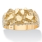 Men's Solid 10k Yellow Gold Nugget Ring - Image 1 of 5