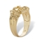 Men's Solid 10k Yellow Gold Nugget Ring - Image 2 of 5