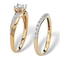 1/4 TCW Round Diamond 2-Piece Bridal Set in Solid 10K Gold - Image 2 of 5