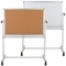 Flash Furniture Reversible Mobile Cork Board & Whiteboard-Pen Tray - Image 2 of 5