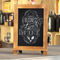 Flash Furniture Magnetic Tabletop/Hanging Chalkboard - Image 1 of 5