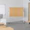 Flash Furniture Reversible Mobile Cork Board & Whiteboard-Pen Tray - Image 1 of 5