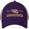 The Game Men's Purple LSU Tigers Logo Bar Trucker Adjustable Hat - Image 3 of 4