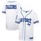 Colosseum Men's White Air Force Falcons Free Spirited Mesh Button-Up Baseball Jersey - Image 1 of 4