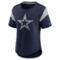 Nike Women's Heather Navy Dallas Cowboys Primary Logo Fashion Top - Image 3 of 4