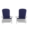 Flash Furniture 2PK Folding Adirondack Chairs-Cushions - Image 5 of 5