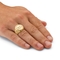 Men's Gold-Plated American Eagle Coin Replica Nugget-Style Ring - Image 3 of 5