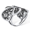 Filigree .925 Sterling Silver Butterfly Wrap Ring - Image 2 of 5