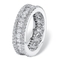 PalmBeach 3.22 TCW Cubic Zirconia Eternity Ring Platinum-plated Sterling Silver - Image 2 of 5