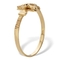 Stackable Crucifix Ring 10K Solid Yellow Gold - Image 2 of 5