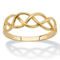 Solid 10k Yellow Gold Braided Twist Ring - Image 1 of 5