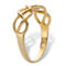 Solid 10k Yellow Gold Braided Twist Ring - Image 2 of 5