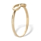 Stackable Infinity Ring Band Solid 10K Yellow Gold - Image 2 of 5
