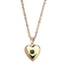 PalmBeach Simulated Birthstone Goldtone Locket with Chain - Image 1 of 4