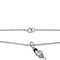 PalmBeach Diamond Accent Platinum-plated Silver Flip-Flop Anklet Set - Image 2 of 4
