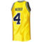 Mitchell & Ness Men's Chris Webber Maize Michigan Wolverines Authentic College Vault 1991/92 Jersey - Image 4 of 4