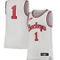 Nike Youth #1 White Ohio State Buckeyes Throwback Team Replica Basketball Jersey - Image 1 of 4