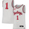 Nike Youth #1 White Ohio State Buckeyes Throwback Team Replica Basketball Jersey - Image 2 of 4