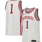 Nike Men's #1 White Arkansas Razorbacks Replica Basketball Jersey - Image 1 of 4