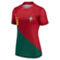 Nike Women's Bruno Fernandes Red Portugal National Team 2022/23 Home Breathe Stadium Replica Player Jersey - Image 3 of 4