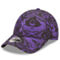 New Era Men's Black/Purple Tottenham Hotspur Allover Print 9FORTY Adjustable Hat - Image 1 of 4