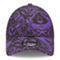 New Era Men's Black/Purple Tottenham Hotspur Allover Print 9FORTY Adjustable Hat - Image 3 of 4