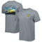 Image One Men's Gray North Carolina A&T Aggies Campus Scenery Comfort Color T-Shirt - Image 1 of 4