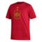 adidas Men's Red Spain National Team Vertical Back T-Shirt - Image 3 of 4