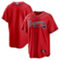 Nike Men's Red Atlanta Braves Alternate Replica Team Jersey - Image 1 of 4