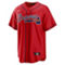 Nike Men's Red Atlanta Braves Alternate Replica Team Jersey - Image 3 of 4