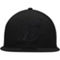 New Era Men's Los Angeles Lakers Black On Black 9FIFTY Snapback Hat - Image 3 of 4
