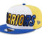 New Era Men's White/Royal Golden State Warriors Back Half 9FIFTY Snapback Hat - Image 4 of 4
