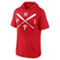 Fanatics Branded Men's Red Philadelphia Phillies Iconic Rebel Short Sleeve Pullover Hoodie - Image 3 of 4