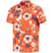 Wes & Willy Men's Orange Virginia Cavaliers Floral Button-Up Shirt - Image 3 of 4