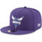 New Era Men's Purple Charlotte Hornets Official Team Color 9FIFTY Snapback Hat - Image 1 of 4